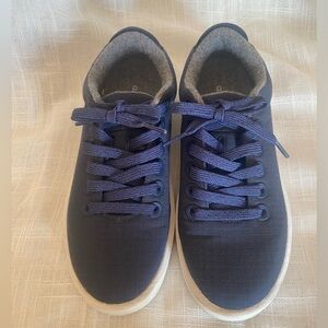 Allbirds Women's Wool Piper Woven Shoes Sneakers Blue Navy Sz 6 Comfort Walking